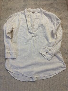 Cream Rip Curl Tunic Top beach cover up